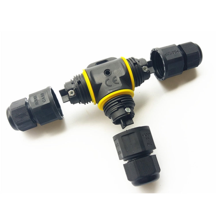 XYT21 IP68 Waterproof 3 Pin T-type Cable Connector, XYT21
