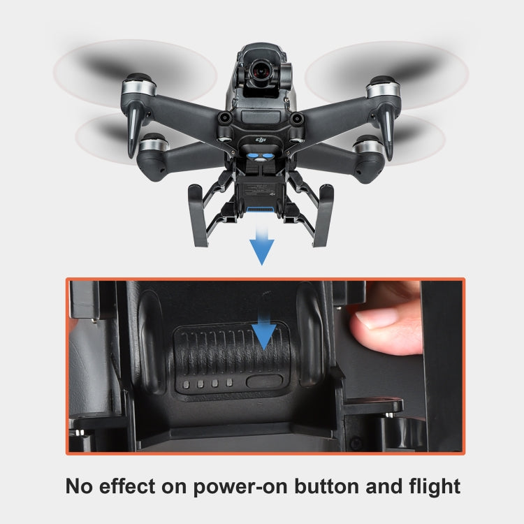 STARTRC 1109399 Folding Heightened Quick Release Landing Gear Holder for DJI FPV