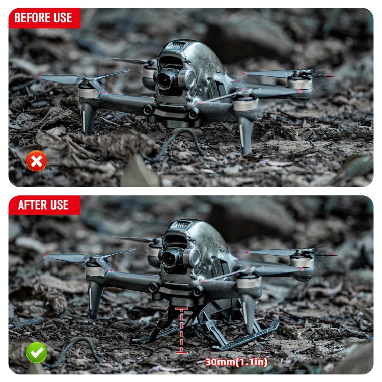 STARTRC 1109399 Folding Heightened Quick Release Landing Gear Holder for DJI FPV
