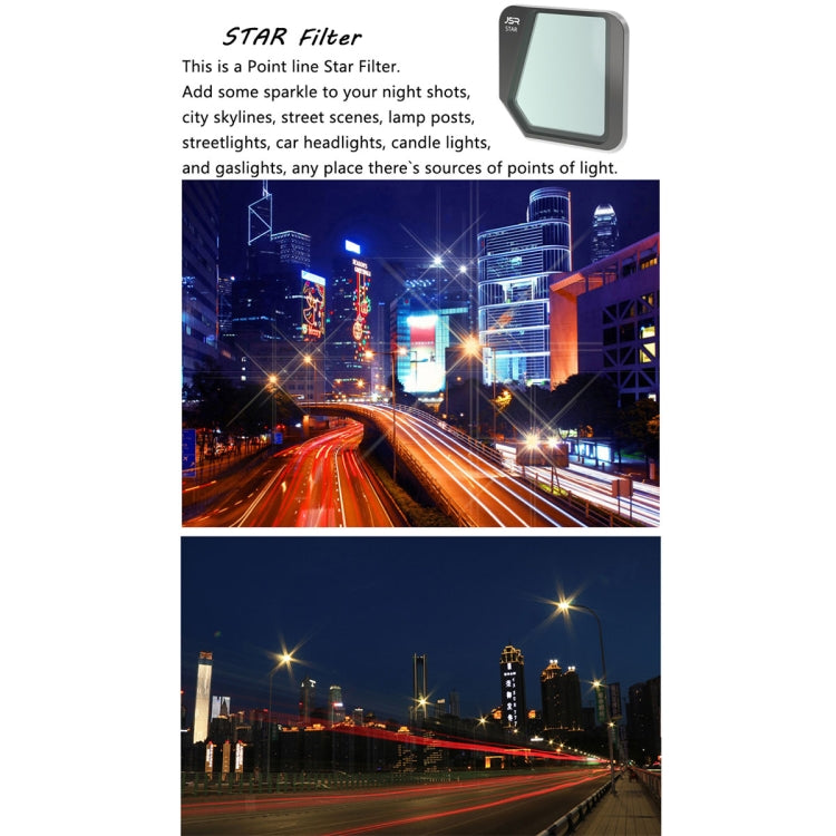 JSR Drone Star Effect Lens Filter for DJI Mavic 3, Star Effect