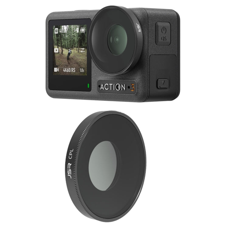 JSR CPL Lens Filter For DJI Osmo Action 3, CPL