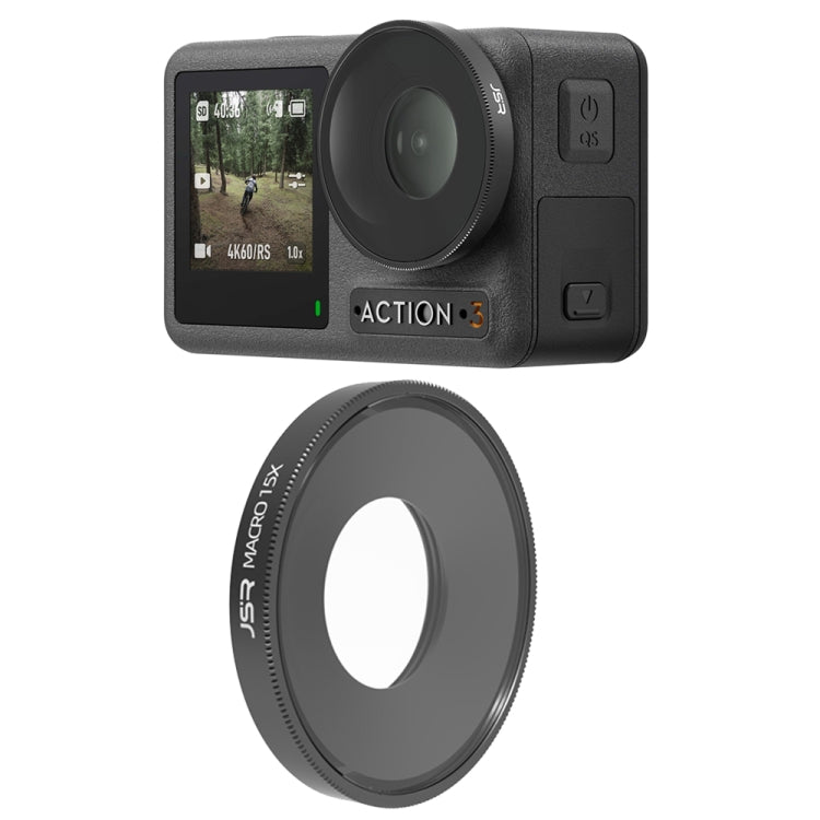 فلتر عدسة ماكرو JSR 15X لكاميرا DJI Osmo Action 3، ماكرو 15X