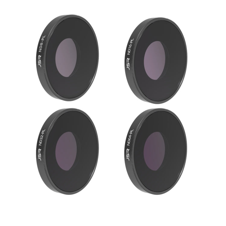 فلتر عدسة JSR 4 في 1 ND8PL / ND16PL / ND32PL / ND64 PL لـ DJI Osmo Action 3، 4 في 1 NDPL