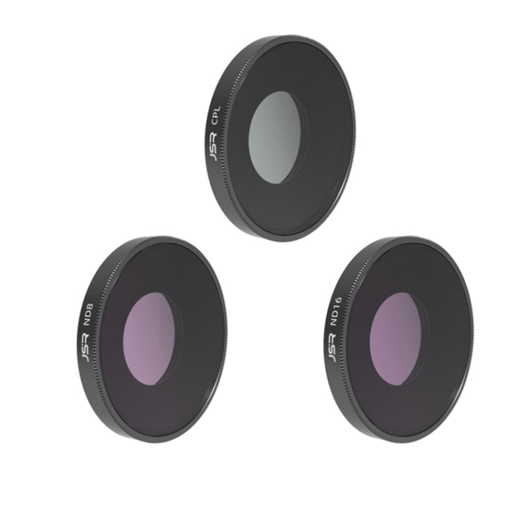 فلتر عدسة JSR 3 في 1 CPL ND8 ND16 لكاميرا DJI Osmo Action 3، 3 في 1