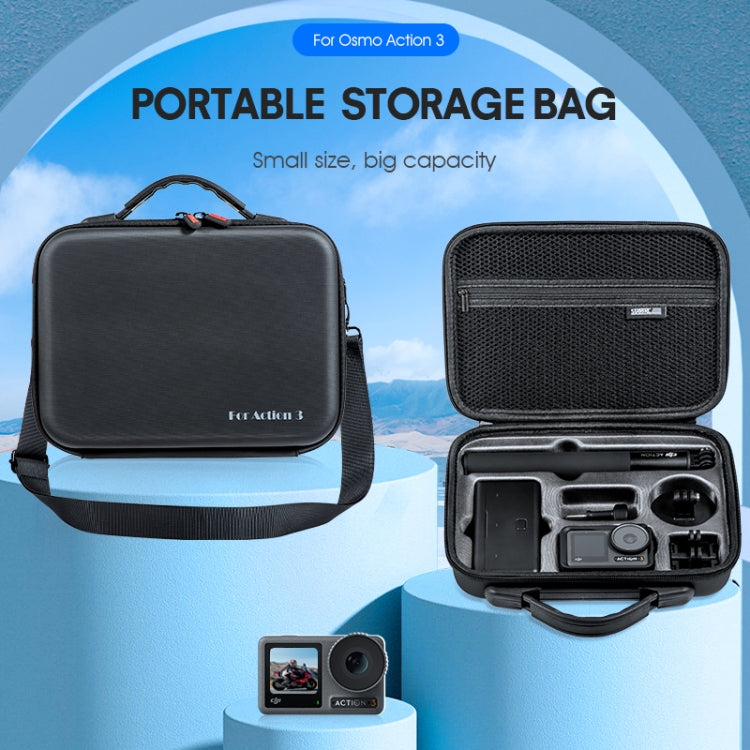 For DJI Osmo Action 3 STARTRC Camera and Accessories Storage Case Bag, For DJI Osmo Action 3 Camera and Accessories