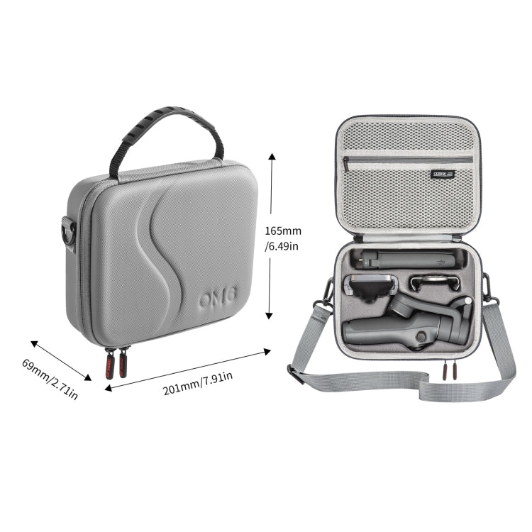 For DJI Osmo Mobile 6 STARTRC Portable Shockproof Waterproof PU Case Bag
