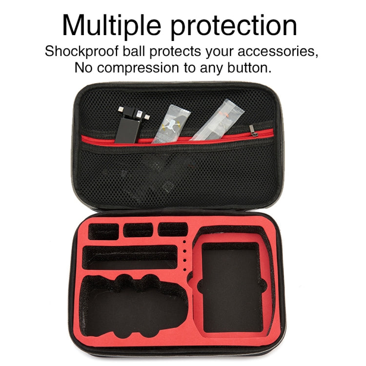 For DJI Mini 2 SE Grey Shockproof Carrying Hard Case Storage Bag, Size: 21.5 x 29.5 x 10cm