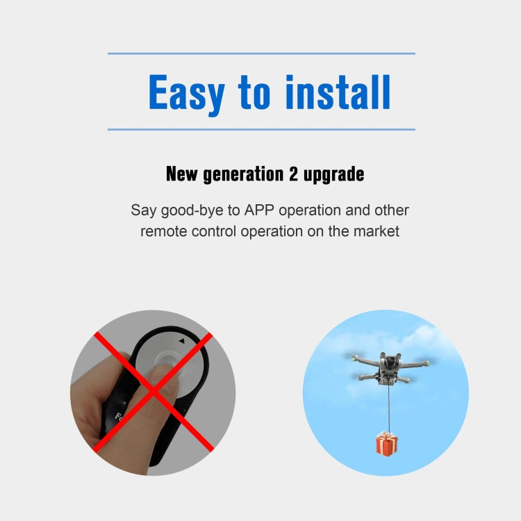 لـ DJI Mini 3 / Mini 3 Pro، نظام إسقاط جوي STARTRC، دعامة مكافئة، لـ DJI Mini 3 / Mini 3 Pro