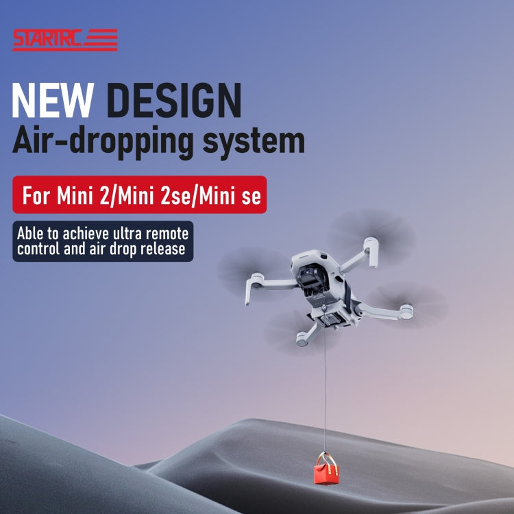 لـ DJI Mini 2 / Mini 2 SE / Mini 3 / Pro STARTRC نظام إسقاط الهواء، دعامة مكافئة، لـ DJI Mini 2 / Mini 2 SE