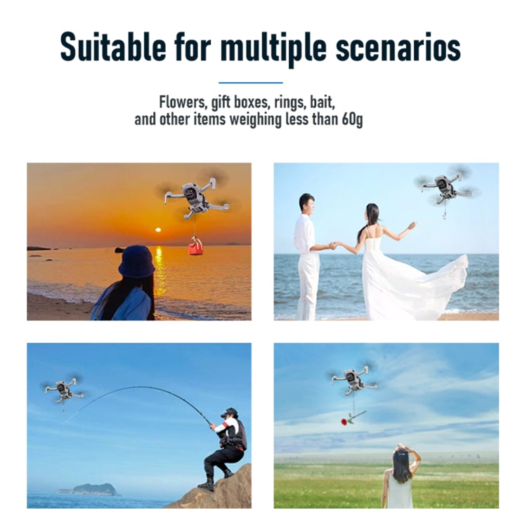 لـ DJI Mini 2 / Mini 2 SE / Mini 3 / Pro STARTRC نظام إسقاط الهواء، دعامة مكافئة، لـ DJI Mini 2 / Mini 2 SE