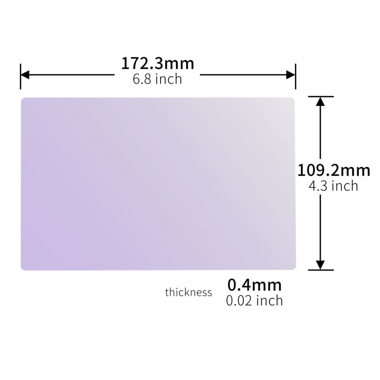 For DJI RC Plus with Screen STARTRC 2pcs Frosted Purple Eye Protection Explosion-proof Tempered Glass Film