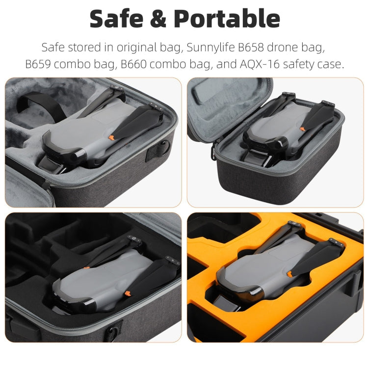 غطاء شفاف لعدسة الكاميرا المدمجة من Sunnylife، واقي نظام الرؤية، لـ DJI Air 3S