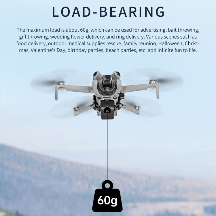 For DJI Mini 4 Pro STARTRC LED Light Air-Dropping System Thrower Parabolic, For DJI Mini 4 Pro LED Light