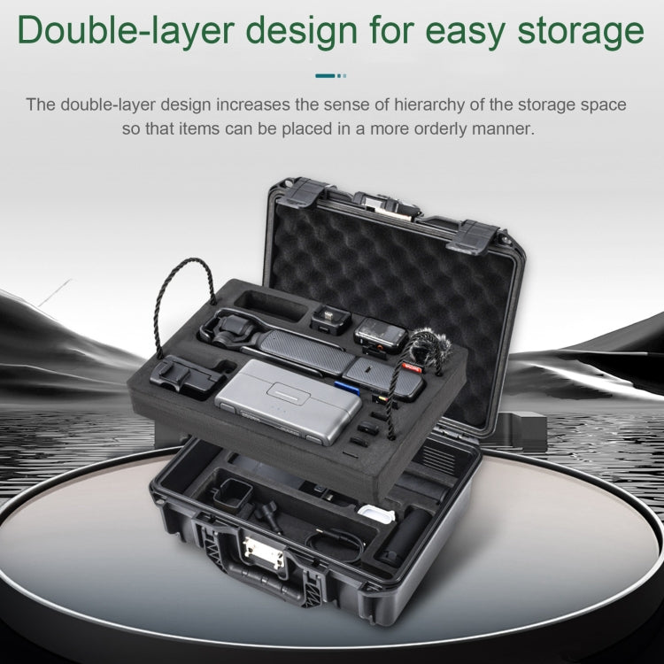 For DJI Osmo Pocket 3 STARTRC TSA Combination Lock Waterproof EVA ABS Dual-layer Suitcase Storage Box, For DJI Osmo Pocket 3