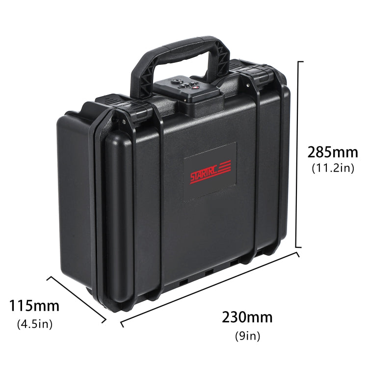 For DJI Osmo Pocket 3 STARTRC TSA Combination Lock Waterproof EVA ABS Dual-layer Suitcase Storage Box, For DJI Osmo Pocket 3