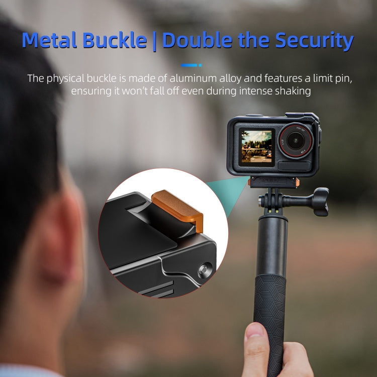 For DJI Osmo Action 5 Pro STARTRC Plastic Quick Adapter Magnetic Extension Bracket, For DJI Osmo Action 5 Pro / 4 / 3 Plastic