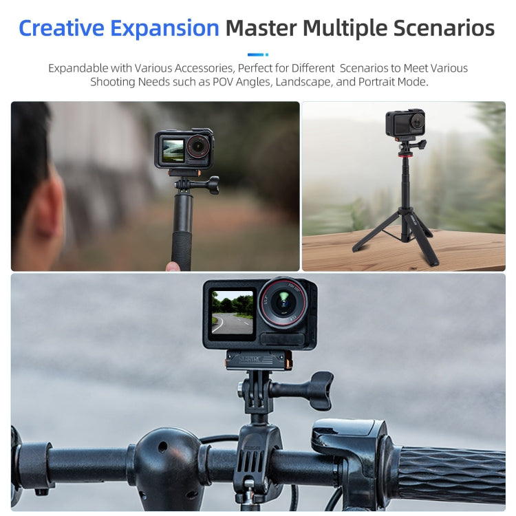 For DJI Osmo Action 5 Pro STARTRC Plastic Quick Adapter Magnetic Extension Bracket, For DJI Osmo Action 5 Pro / 4 / 3 Plastic