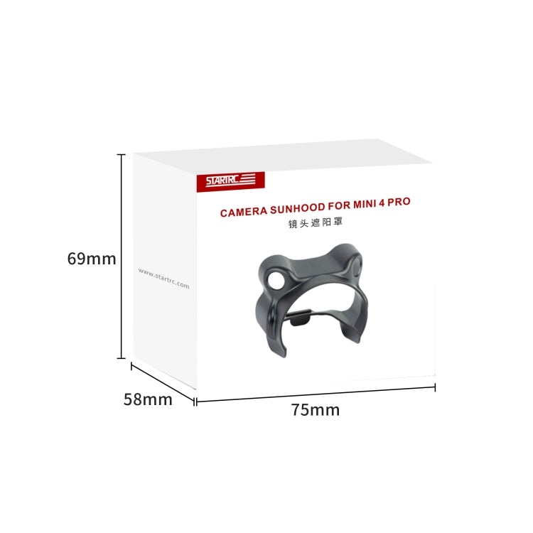 For DJI Mini 4 Pro STARTRC Lens Hood Gimbal Anti-Glare Sunshade Cover