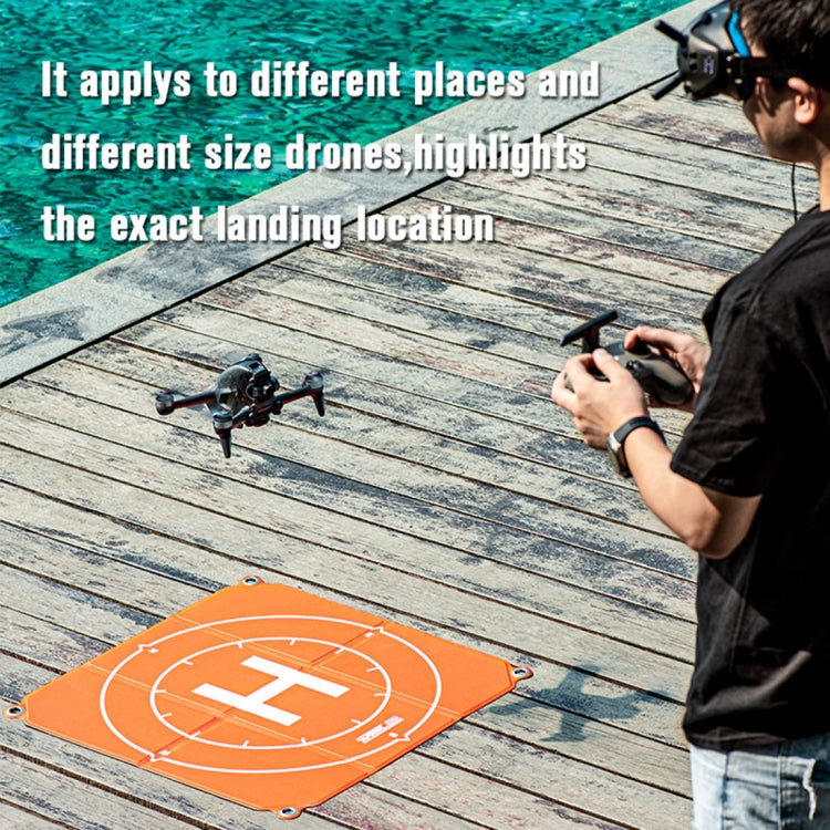 STARTRC 65 سم منصة هبوط مربعة قابلة للطي محمولة لوقوف السيارات لـ DJI FPV / mini 2 / Mavic Air 2 / Air 2S، 65 سم