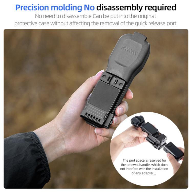 لـ DJI Osmo Pocket 3 STARTRC قاعدة تثبيت مغناطيسية قابلة للطي مع دعامة ثابتة