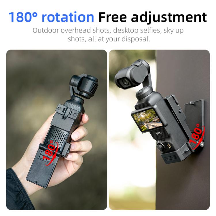 لـ DJI Osmo Pocket 3 STARTRC قاعدة تثبيت مغناطيسية قابلة للطي مع دعامة ثابتة
