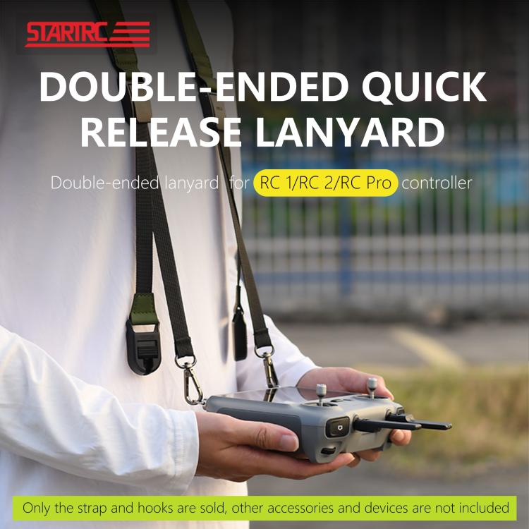 حزام رقبة STARTRC QuickLink مزدوج الطرف لـ DJI RC / RC 2 / RC Pro