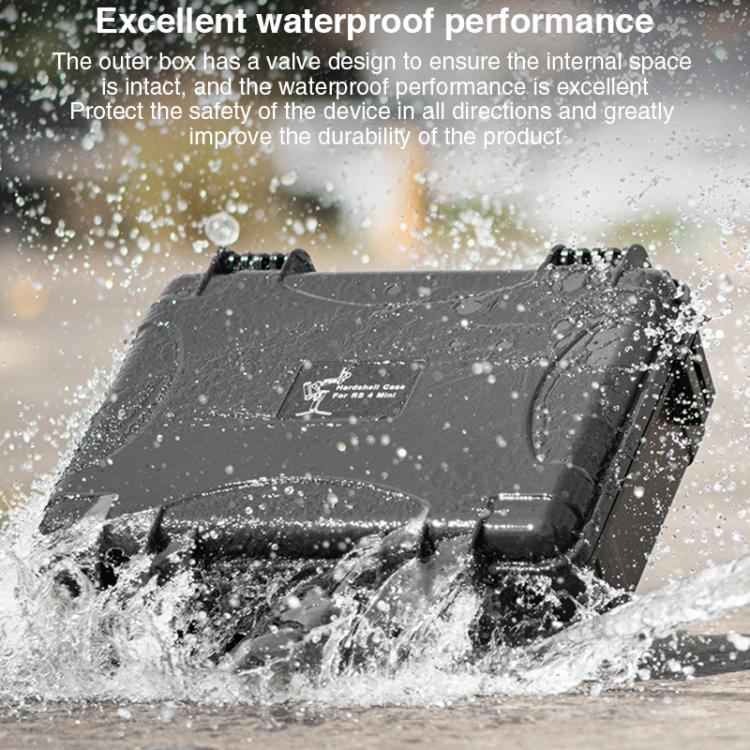 لـ DJI RS4 Mini STARTRC PP حقيبة مقاومة للماء ومضادة للصدمات صندوق تخزين محمول، لـ DJI RS 4 Mini