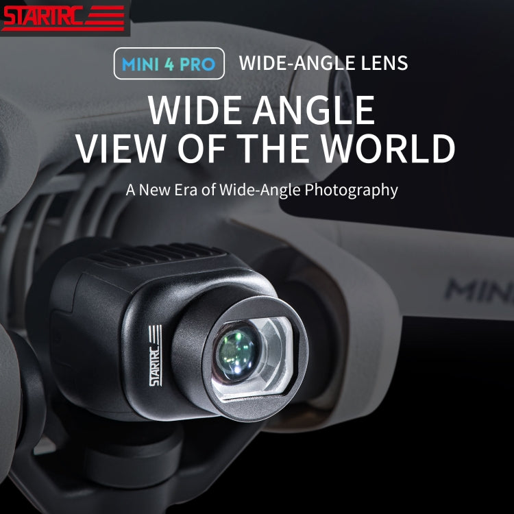 For DJI Mini 4 Pro STARTRC Drone Wide-Angle Lens Filter, For DJI Mini 4 Pro