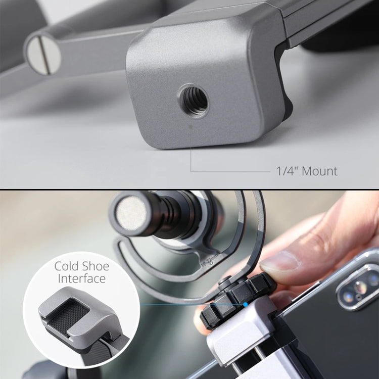 حامل تثبيت الهاتف المحمول من سبائك الألومنيوم PGYTECH P-18C-029+ لجيب DJI OSMO، P-18C-029