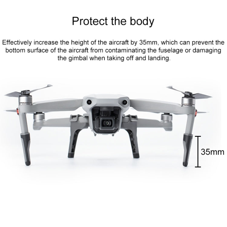 حامل ملحقات معدات الهبوط المعززة المحمول PGYTECH P-16A-036 لطائرة DJI Mavic Air 2، حامل ملحقات