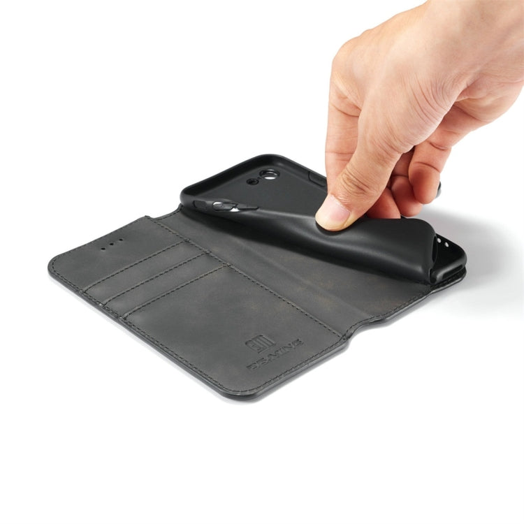DG.MING Retro Oil Side Horizontal Flip Case with Holder & Card Slots & Wallet, for iPhone 7 / 8, for Galaxy Note 10, for Galaxy Note 10+, for Galaxy S9+, for Huawei P30 Lite, for Galaxy S9
