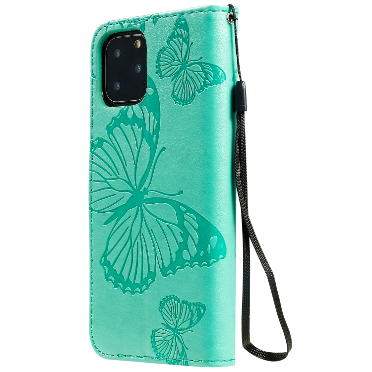Pressed Printing Butterfly Pattern Horizontal Flip PU Leather Case with Holder & Card Slots & Wallet & Lanyard, For iPhone 11 Pro, For iPhone 11, For iPhone 11 Pro Max, For OPPO A1K / C2, For Vivo Y93 / Y91 / Y95, For Huawei P20 Lite 2019 / Nova 5i