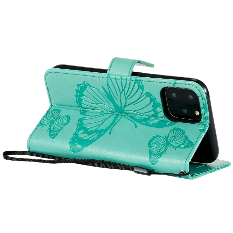 Pressed Printing Butterfly Pattern Horizontal Flip PU Leather Case with Holder & Card Slots & Wallet & Lanyard, For iPhone 11 Pro, For iPhone 11, For iPhone 11 Pro Max, For OPPO A1K / C2, For Vivo Y93 / Y91 / Y95, For Huawei P20 Lite 2019 / Nova 5i
