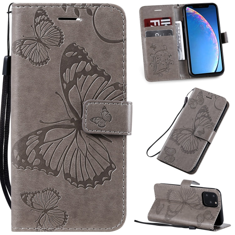 Pressed Printing Butterfly Pattern Horizontal Flip PU Leather Case with Holder & Card Slots & Wallet & Lanyard, For iPhone 11 Pro, For iPhone 11, For iPhone 11 Pro Max, For OPPO A1K / C2, For Vivo Y93 / Y91 / Y95, For Huawei P20 Lite 2019 / Nova 5i