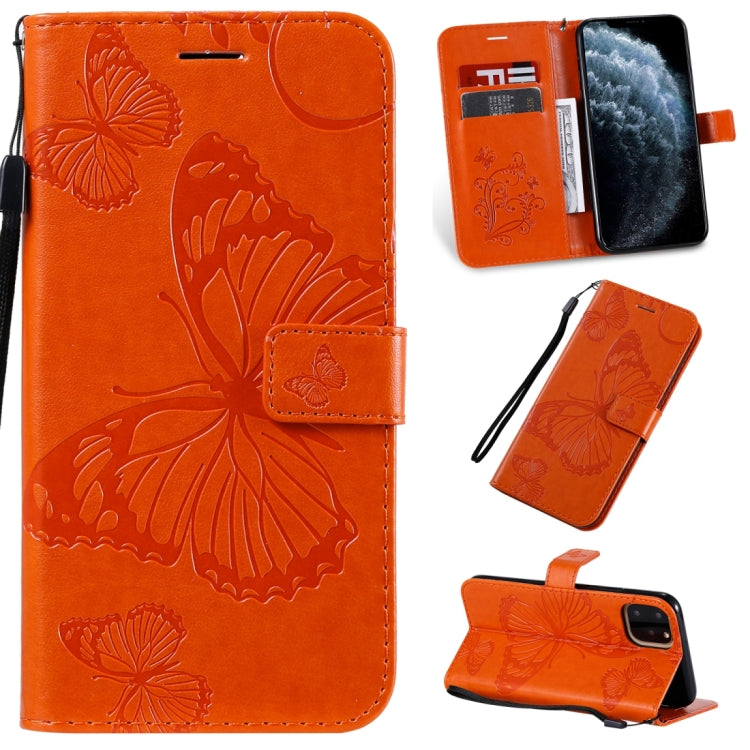 Pressed Printing Butterfly Pattern Horizontal Flip PU Leather Case with Holder & Card Slots & Wallet & Lanyard, For iPhone 11 Pro, For iPhone 11, For iPhone 11 Pro Max, For OPPO A1K / C2, For Vivo Y93 / Y91 / Y95, For Huawei P20 Lite 2019 / Nova 5i