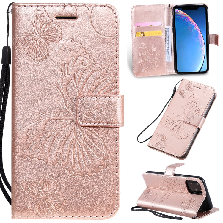 Pressed Printing Butterfly Pattern Horizontal Flip PU Leather Case with Holder & Card Slots & Wallet & Lanyard, For iPhone 11 Pro, For iPhone 11, For iPhone 11 Pro Max, For OPPO A1K / C2, For Vivo Y93 / Y91 / Y95, For Huawei P20 Lite 2019 / Nova 5i