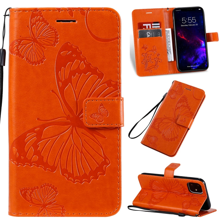 Pressed Printing Butterfly Pattern Horizontal Flip PU Leather Case with Holder & Card Slots & Wallet & Lanyard, For iPhone 11 Pro, For iPhone 11, For iPhone 11 Pro Max, For OPPO A1K / C2, For Vivo Y93 / Y91 / Y95, For Huawei P20 Lite 2019 / Nova 5i