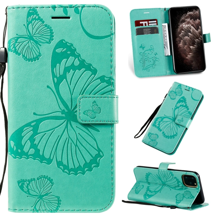 Pressed Printing Butterfly Pattern Horizontal Flip PU Leather Case with Holder & Card Slots & Wallet & Lanyard, For iPhone 11 Pro, For iPhone 11, For iPhone 11 Pro Max, For OPPO A1K / C2, For Vivo Y93 / Y91 / Y95, For Huawei P20 Lite 2019 / Nova 5i