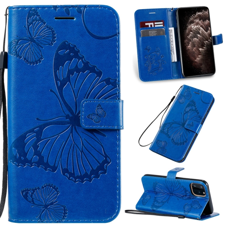 Pressed Printing Butterfly Pattern Horizontal Flip PU Leather Case with Holder & Card Slots & Wallet & Lanyard, For iPhone 11 Pro, For iPhone 11, For iPhone 11 Pro Max, For OPPO A1K / C2, For Vivo Y93 / Y91 / Y95, For Huawei P20 Lite 2019 / Nova 5i