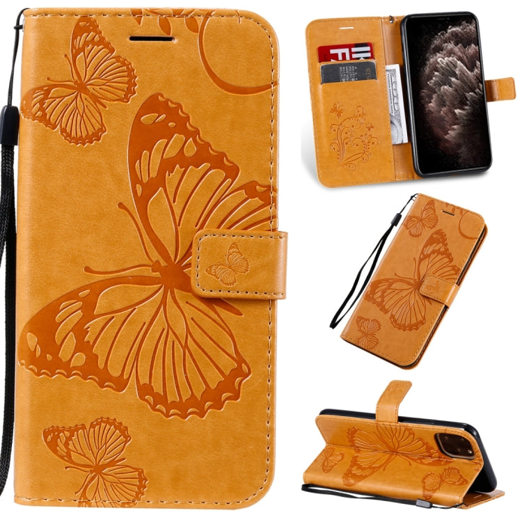 Pressed Printing Butterfly Pattern Horizontal Flip PU Leather Case with Holder & Card Slots & Wallet & Lanyard, For iPhone 11 Pro, For iPhone 11, For iPhone 11 Pro Max, For OPPO A1K / C2, For Vivo Y93 / Y91 / Y95, For Huawei P20 Lite 2019 / Nova 5i