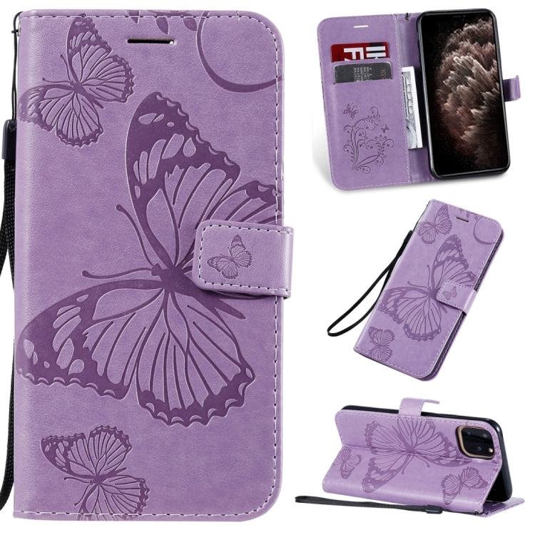 Pressed Printing Butterfly Pattern Horizontal Flip PU Leather Case with Holder & Card Slots & Wallet & Lanyard, For iPhone 11 Pro, For iPhone 11, For iPhone 11 Pro Max, For OPPO A1K / C2, For Vivo Y93 / Y91 / Y95, For Huawei P20 Lite 2019 / Nova 5i