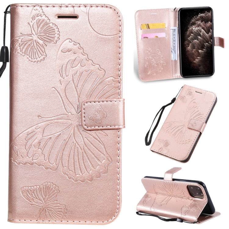 Pressed Printing Butterfly Pattern Horizontal Flip PU Leather Case with Holder & Card Slots & Wallet & Lanyard, For iPhone 11 Pro, For iPhone 11, For iPhone 11 Pro Max, For OPPO A1K / C2, For Vivo Y93 / Y91 / Y95, For Huawei P20 Lite 2019 / Nova 5i