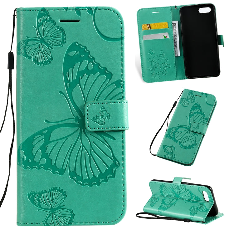 Pressed Printing Butterfly Pattern Horizontal Flip PU Leather Case with Holder & Card Slots & Wallet & Lanyard, For iPhone 11 Pro, For iPhone 11, For iPhone 11 Pro Max, For OPPO A1K / C2, For Vivo Y93 / Y91 / Y95, For Huawei P20 Lite 2019 / Nova 5i