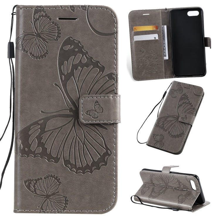 Pressed Printing Butterfly Pattern Horizontal Flip PU Leather Case with Holder & Card Slots & Wallet & Lanyard, For iPhone 11 Pro, For iPhone 11, For iPhone 11 Pro Max, For OPPO A1K / C2, For Vivo Y93 / Y91 / Y95, For Huawei P20 Lite 2019 / Nova 5i