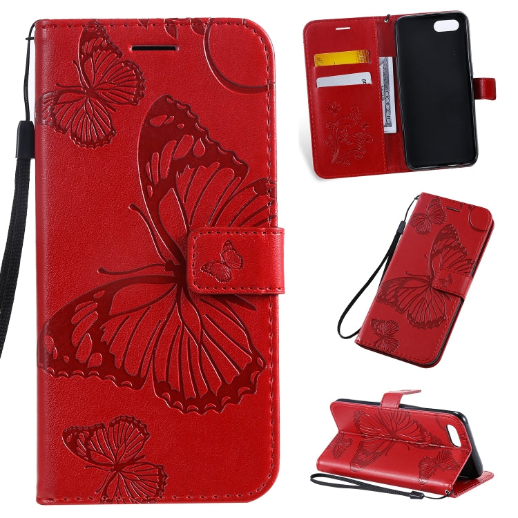 Pressed Printing Butterfly Pattern Horizontal Flip PU Leather Case with Holder & Card Slots & Wallet & Lanyard, For iPhone 11 Pro, For iPhone 11, For iPhone 11 Pro Max, For OPPO A1K / C2, For Vivo Y93 / Y91 / Y95, For Huawei P20 Lite 2019 / Nova 5i