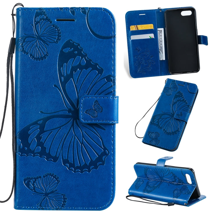 Pressed Printing Butterfly Pattern Horizontal Flip PU Leather Case with Holder & Card Slots & Wallet & Lanyard, For iPhone 11 Pro, For iPhone 11, For iPhone 11 Pro Max, For OPPO A1K / C2, For Vivo Y93 / Y91 / Y95, For Huawei P20 Lite 2019 / Nova 5i