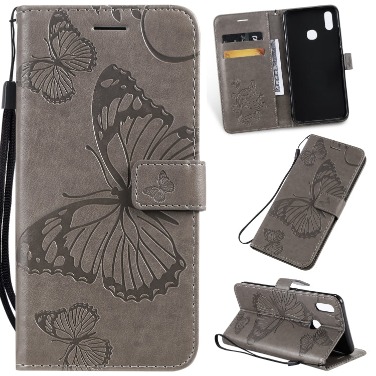 Pressed Printing Butterfly Pattern Horizontal Flip PU Leather Case with Holder & Card Slots & Wallet & Lanyard, For iPhone 11 Pro, For iPhone 11, For iPhone 11 Pro Max, For OPPO A1K / C2, For Vivo Y93 / Y91 / Y95, For Huawei P20 Lite 2019 / Nova 5i