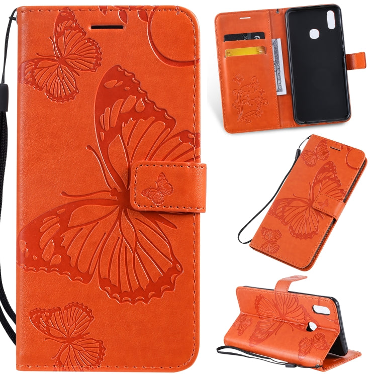 Pressed Printing Butterfly Pattern Horizontal Flip PU Leather Case with Holder & Card Slots & Wallet & Lanyard, For iPhone 11 Pro, For iPhone 11, For iPhone 11 Pro Max, For OPPO A1K / C2, For Vivo Y93 / Y91 / Y95, For Huawei P20 Lite 2019 / Nova 5i