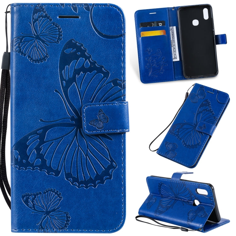 Pressed Printing Butterfly Pattern Horizontal Flip PU Leather Case with Holder & Card Slots & Wallet & Lanyard, For iPhone 11 Pro, For iPhone 11, For iPhone 11 Pro Max, For OPPO A1K / C2, For Vivo Y93 / Y91 / Y95, For Huawei P20 Lite 2019 / Nova 5i