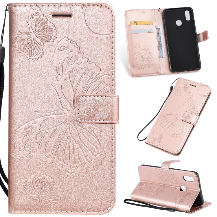 Pressed Printing Butterfly Pattern Horizontal Flip PU Leather Case with Holder & Card Slots & Wallet & Lanyard, For iPhone 11 Pro, For iPhone 11, For iPhone 11 Pro Max, For OPPO A1K / C2, For Vivo Y93 / Y91 / Y95, For Huawei P20 Lite 2019 / Nova 5i